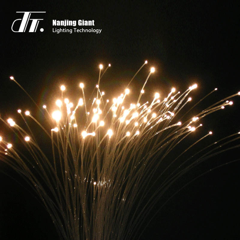 Application effect of end glow plastic optical fiber