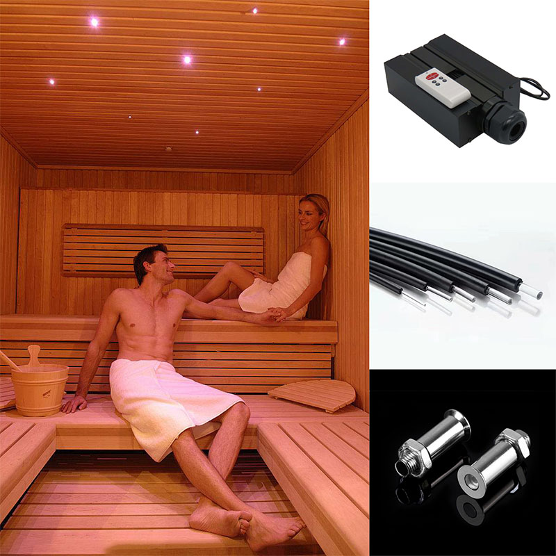 Fiber Optic Sauna Star Ceiling